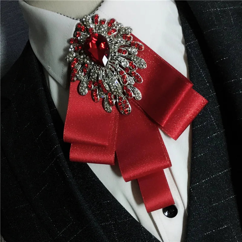 Men's Bow Tie Corsage Pocket Towel Sets British