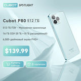 [World Premiere] Cubot P80 [512GB], 16GB RAM, Global