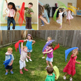 510Pcs Candy Color Gymnastics Scarves For Outdoor Game