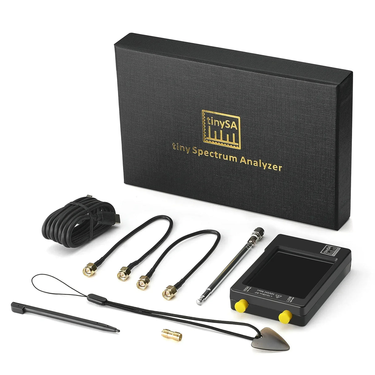 Upgraded Hand held tiny Spectrum analyzer TinySA 2.8"