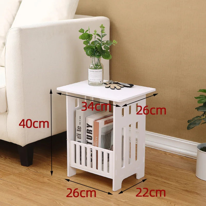 European Style Bedside Modern Minimalist Mini Storage Rack