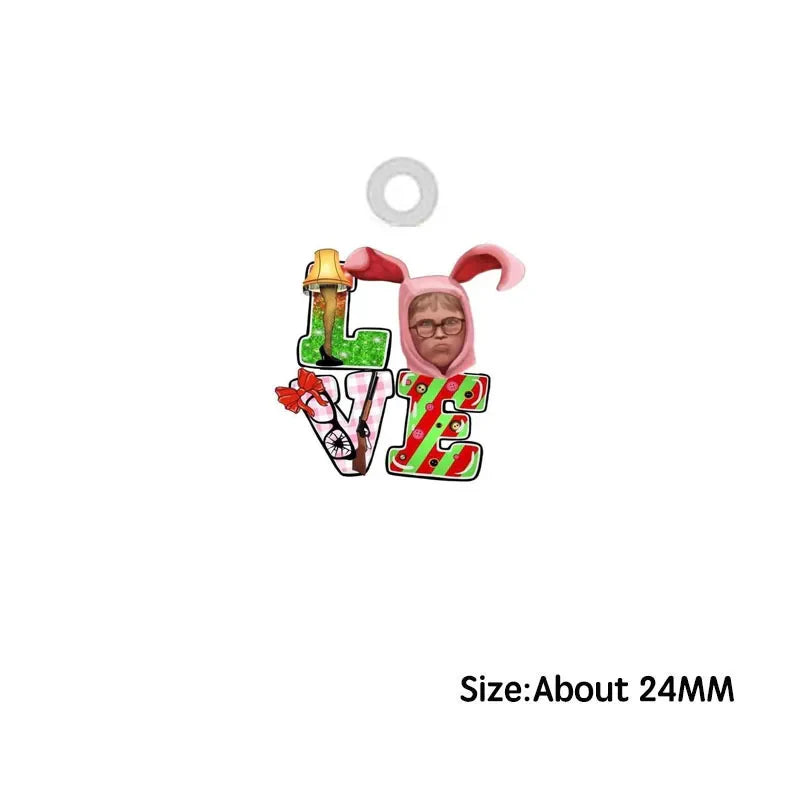 Green Christmas Acrylic Charms Classic Movie Stink Stank
