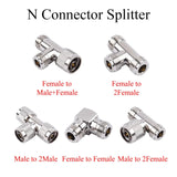 1PC RF Coaxial Connector Splitter N Male/Female to