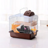 Double-layer Hamster Cage Glamping Accessories Mouse Toy Villa