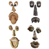 Funny Old Man Tree Face Sculpture Resin Ornament