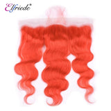 Elfriede #Orange Red Body Wave Colored Hair Bundles