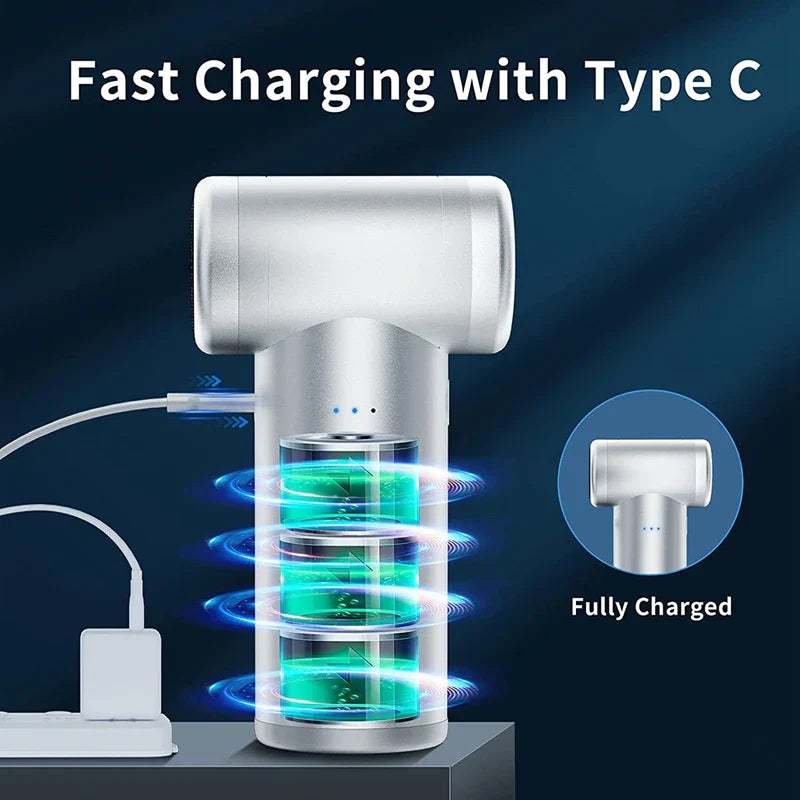 Compressed Air Duster Metal Compressed Air Duster 108000RPM