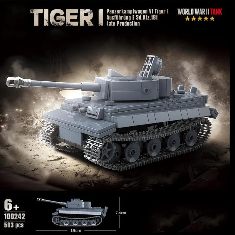 WW2 Military Panzer Tiger I Heavy Tank Panzerkampfwagen