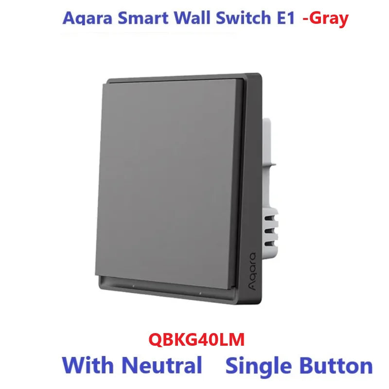 Aqara E1 Wall Switch With Neutral NO Neutral