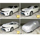 Car Cover Outdoor Protection Full Exterior Snow Sunshade Dustproof Universal for Hatchback Sedan SUV