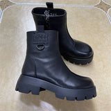 Chunky Heel Platform Women Shoes 2023 New Round