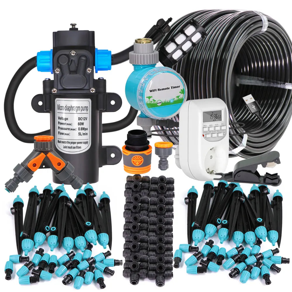 Smart Wifi/Bluetooth Compatible Timer Watering Systems for Garden