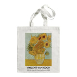 Van Gogh Painting Women Canvas Shoulder Bag High Capacity Tote Bag Aesthetics Shopping Bags Cotton Handbags Books Bag For Girls