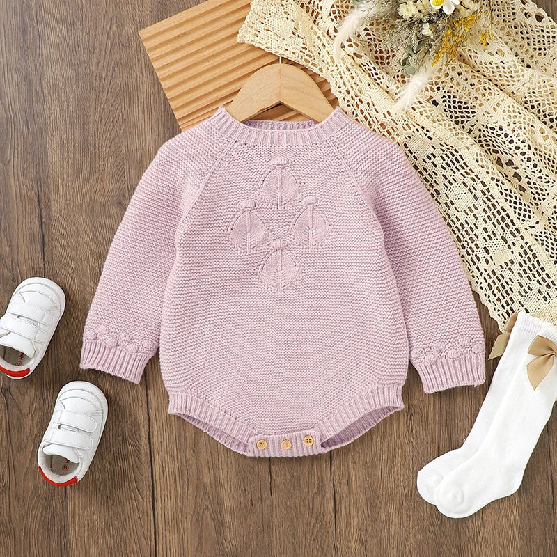 Baby Bodysuits Clothes Spring Autumn Long Sleeve Knit