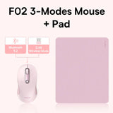 Baseus F02 Wireless Mouse Bluetooth 5.2 2.4G 4000DPI