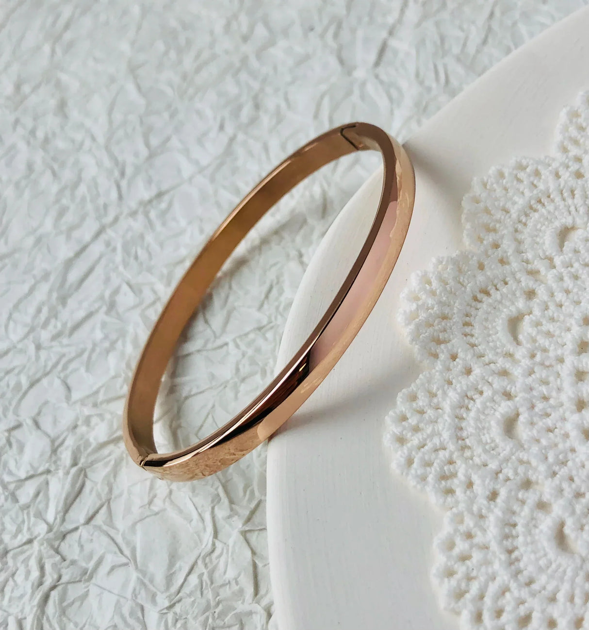 Fashion Punk Gold Color Bangles for Women Trendy