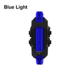 Bicycle Back Rear Tail LED Light Silicone Bike