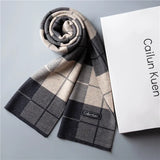 Fashion Classic Business Scarf Men Wool Scarf Soft