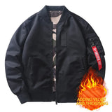 Double-side Jackets Men Camouflage Bomber Jacket Spring Autumn
