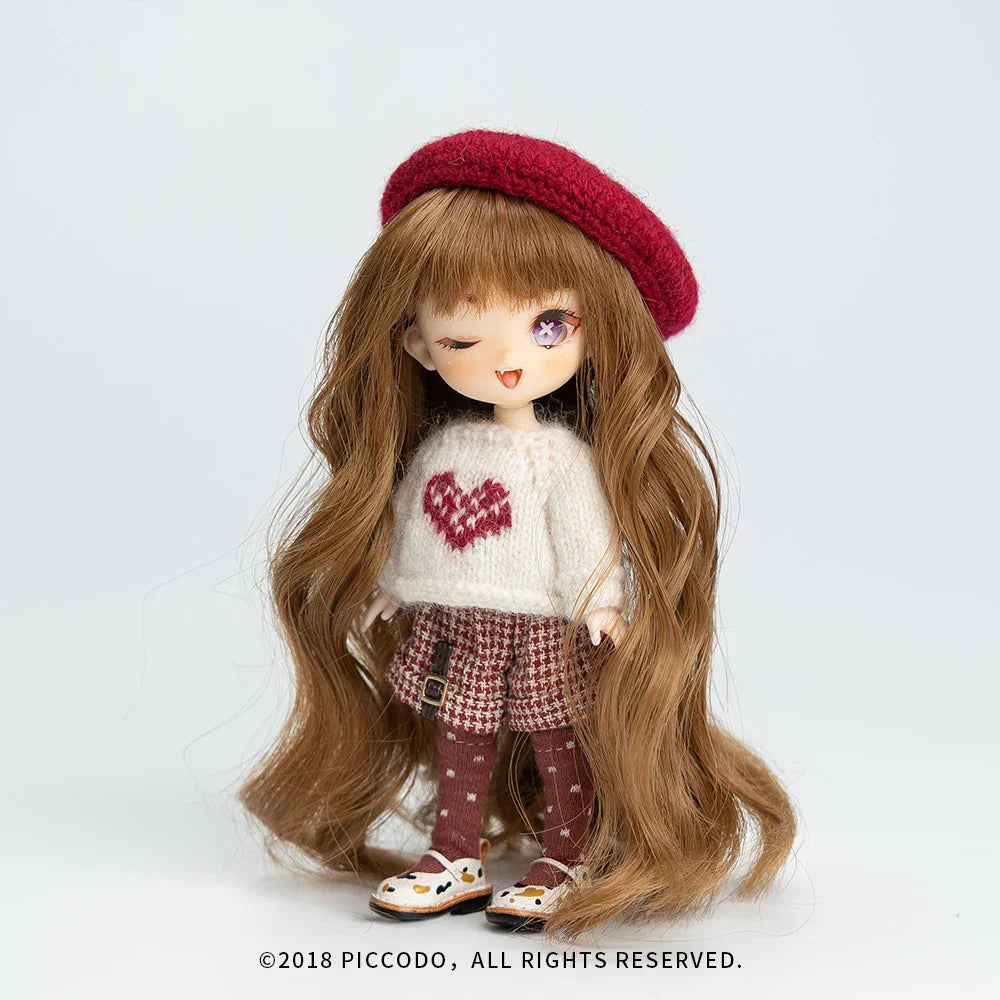Ob11 Doll Wigs Soft Cute Braid Hair Bangs