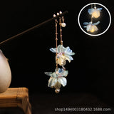 Antique Luminous Hair Sticks Chinese Hanfu Hair Accessories