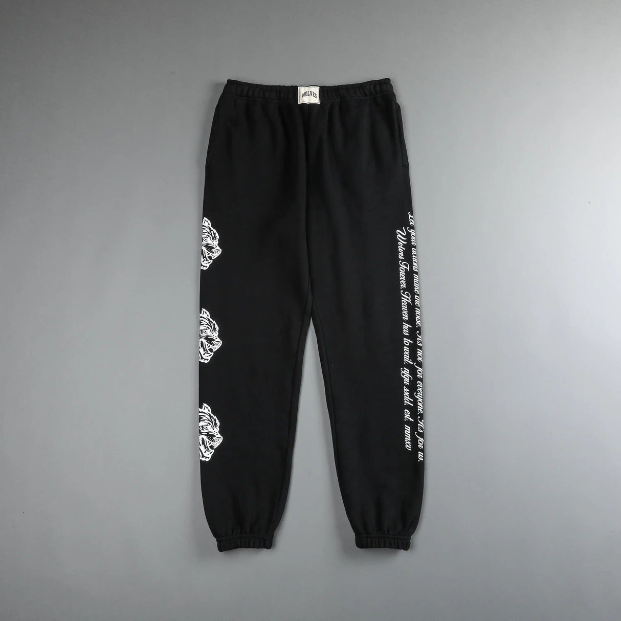 DARC Wolves Joggers Street Pants Casual Warm Oversize