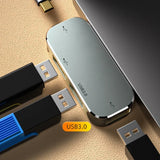 Powered Type C to USB TypeC to 3.5MM