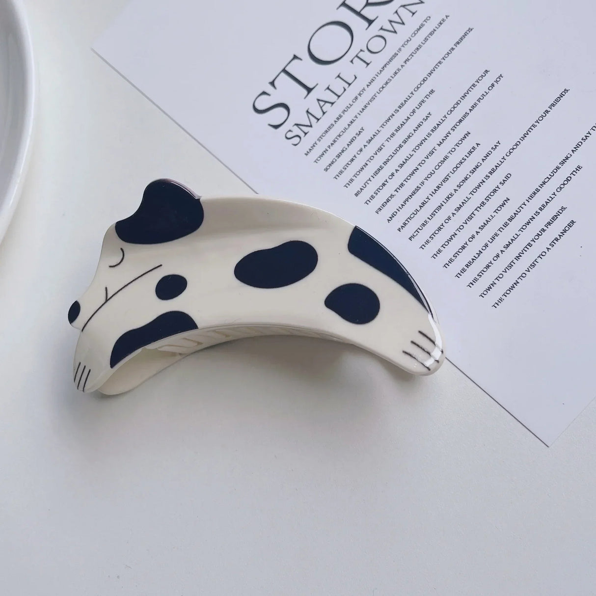 Cartoon Dalmatian Dog Shape Animal Hair Claw For