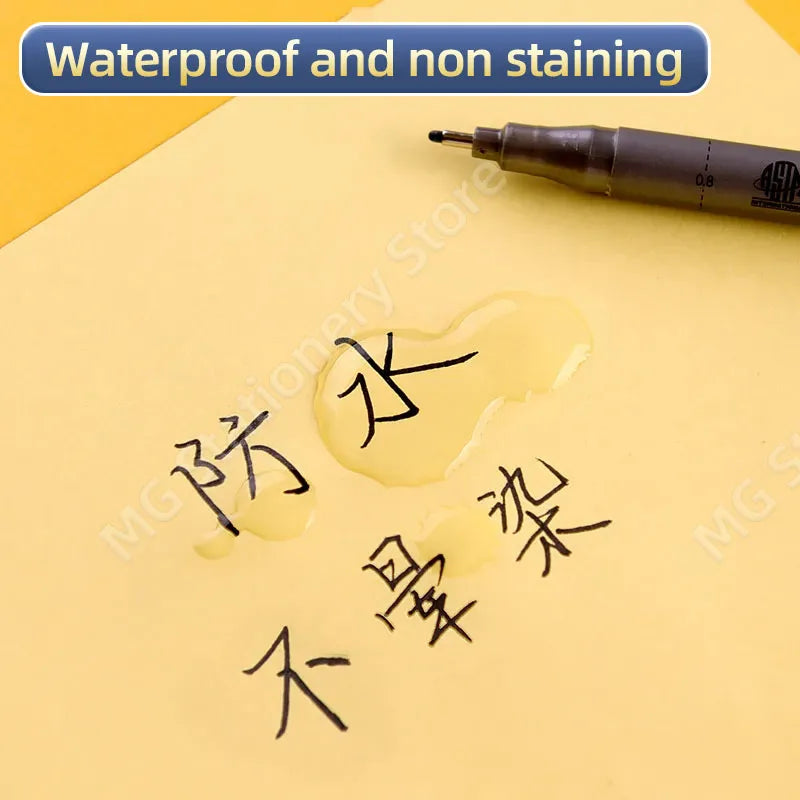 M&G PigmentLiner Needle tip pen Stabilo 0.2/0.3 sketch