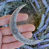 Vintage Celtics Knot Crescent Moon Hair Forks Moon