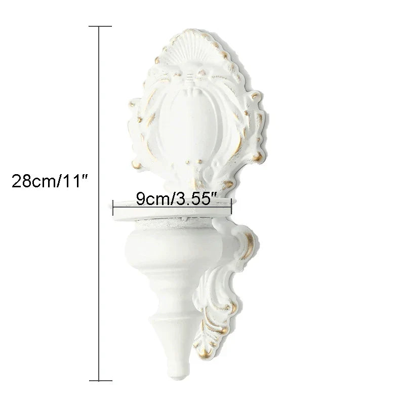Gold Mounted Wall Candle Holder Tealight Hanging Wall