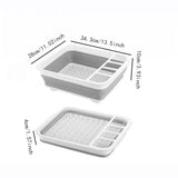 1PC - Foldable Bowl Butterfly Rack Drain Rack