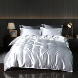 Luxury Gold Mulberry Silk Bedding Set Comforter Quilt
