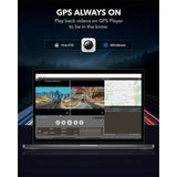 WOLFBOX G840S 12"IPS Dash Camera 4K Rearview Dash