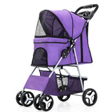 Pet Stroller Carrier For Dogs Detachable Baby Stroller