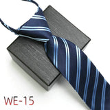 New Suit Business Zipper Tie for Man 48*7cm