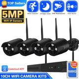 Wireless Wifi Camera Kit 5MP Audio Smart AI