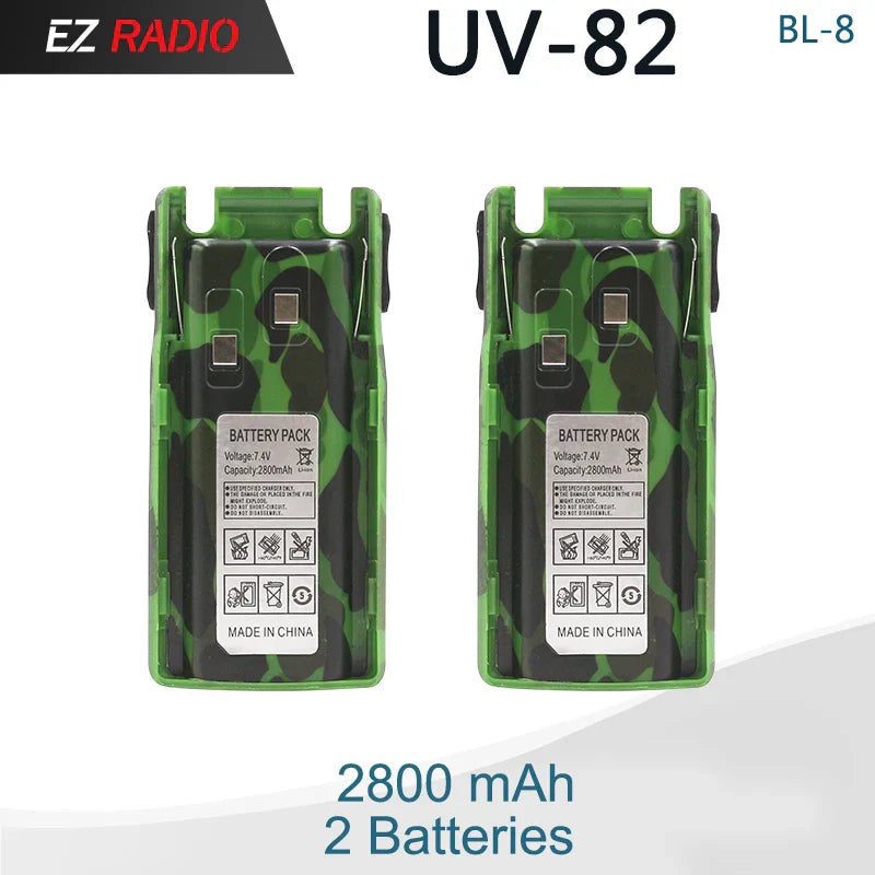 Baofeng UV 82 Battery BL-8 Walkie Talkies Ham