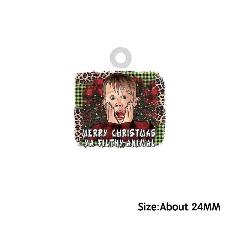 Green Christmas Acrylic Charms Classic Movie Stink Stank