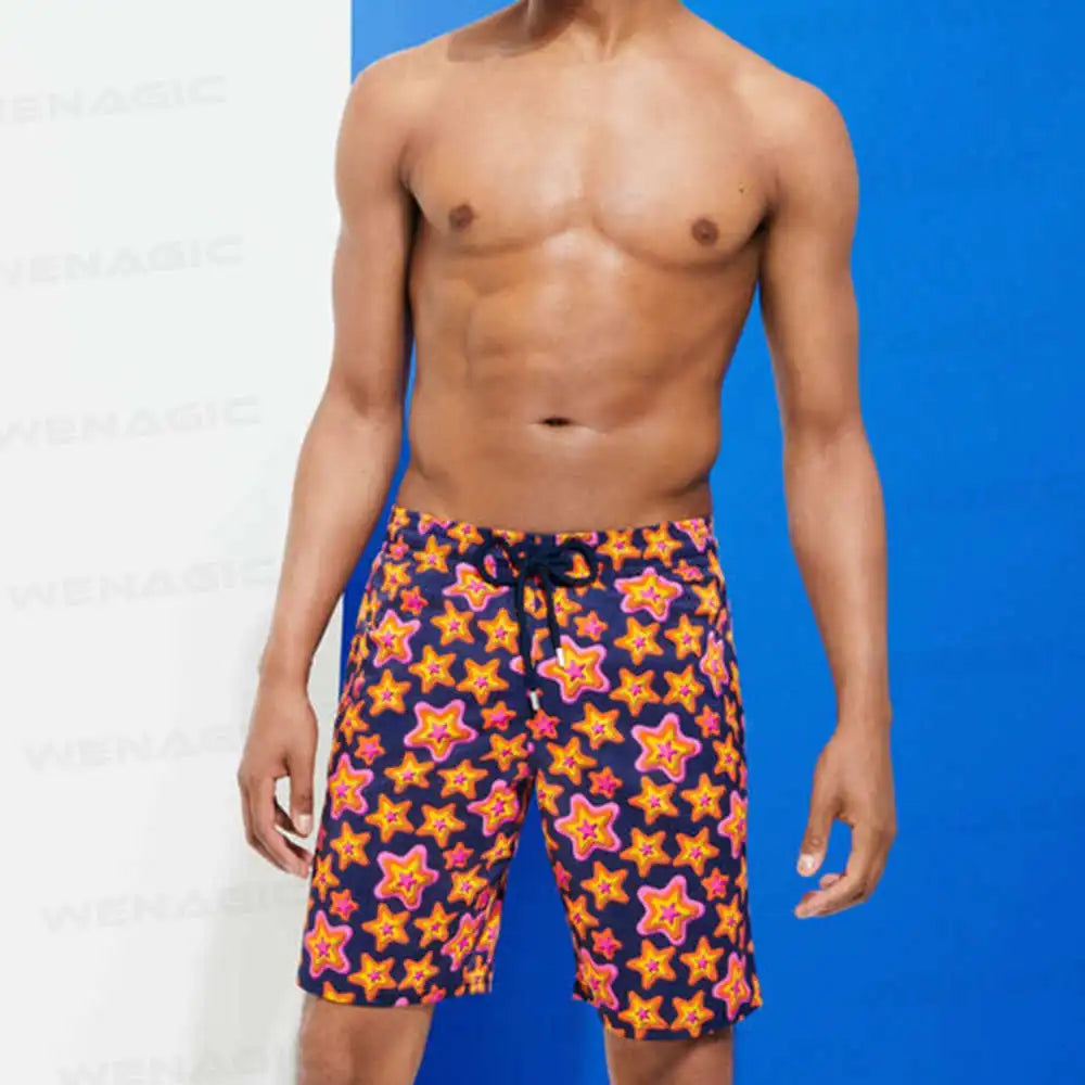 New Summer Men Swimwear Swim Trunks Beach Board