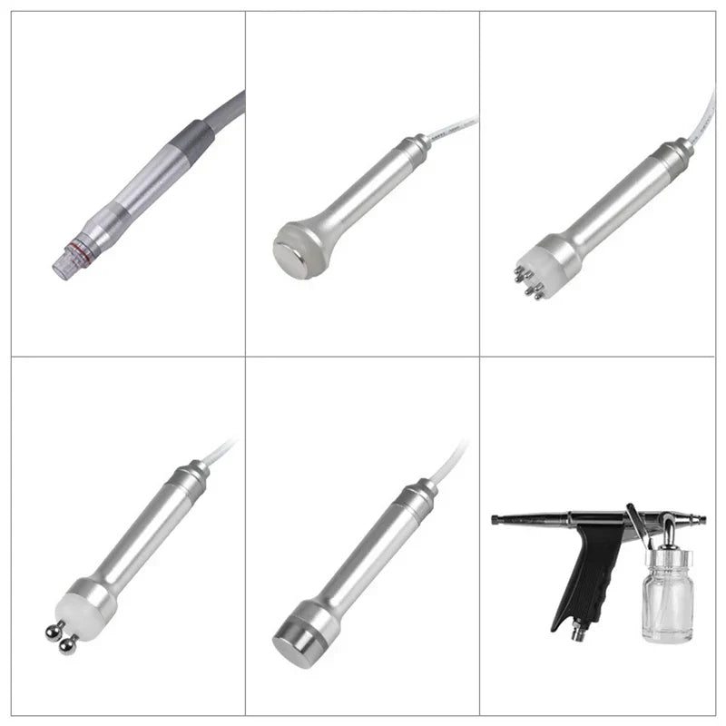 Six-headed small bubble beauty instrument Ultra-fine bubble skin