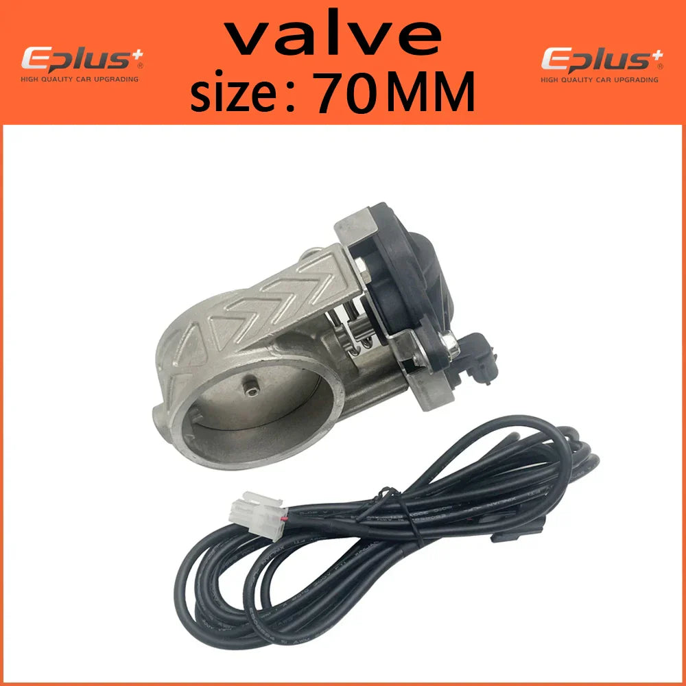 EPLUS Car Exhaust Pipe Electronic Valve Kit Universal