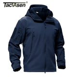 TACVASEN Winter Waterproof Fleece Lined Jackets Men's Safari