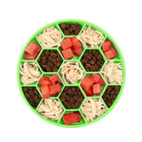 Pet honeycomb slow food bowl dog choking bowl