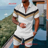 Summer Brand Tracksuit Solid Color Male Shorts Suit