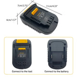 BS18DL MIL18DL Battery Adapter Converter for MakitaBoschMilwaukee 18V