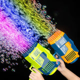 132Hole Rocket Luminous Bubble Gun Gatling Electric Soap