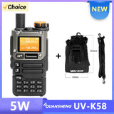 UV K58 Walkie Talkie 5W Quansheng UV-K6 Two