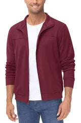 TACVASEN Full Zip UP Track Jackets Mens Lightweight