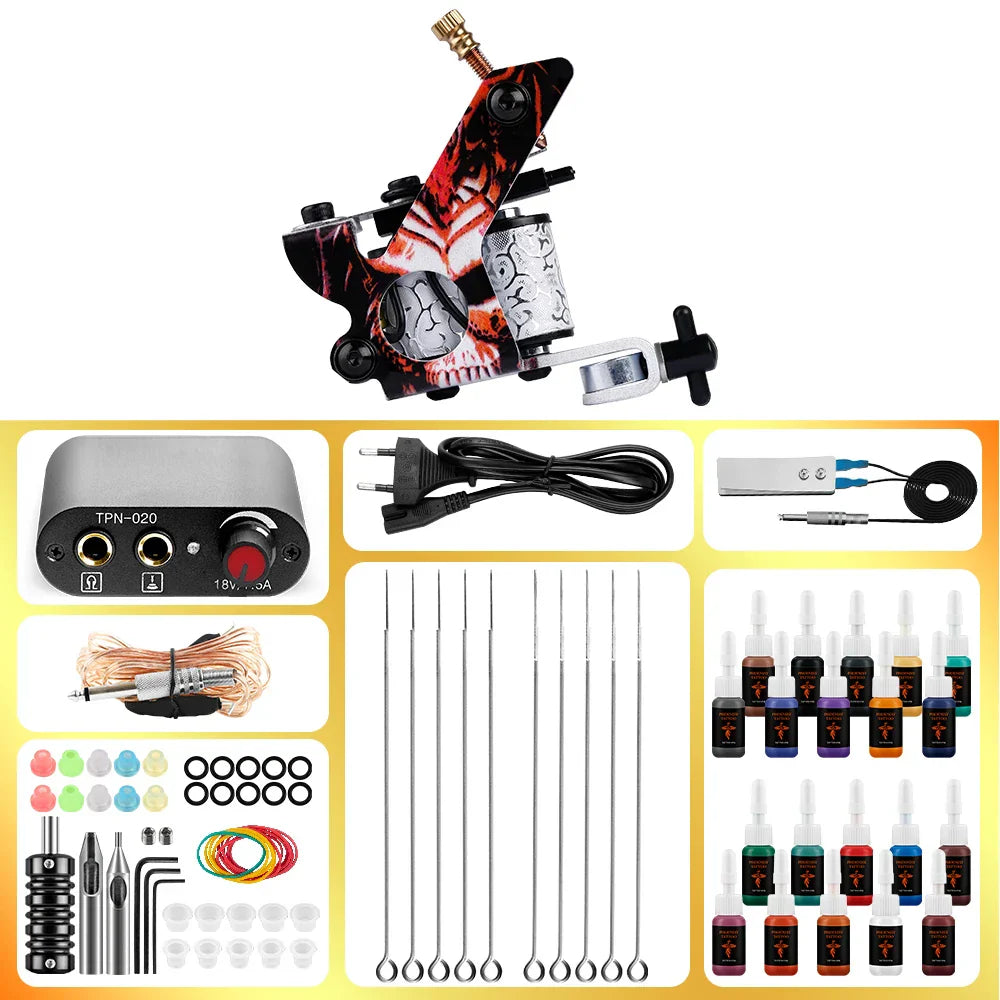 Tattoo Machine Set Beginner Practice Set Tattoo Needles